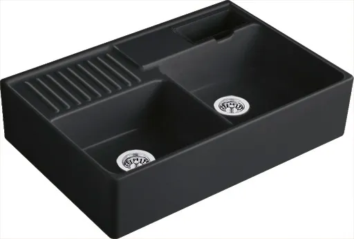 Villeroy & Boch Keramický dřez 90x63 cm, CeramicPlus, Ebony