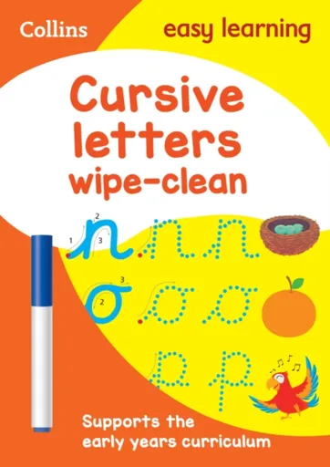 Cursive Letters Age 3-5 Wipe Clean Activity Book - Collins Easy Learning