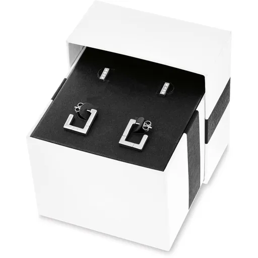 Calvin Klein Sada ocelových náušnic Soft Squares 35000459 (2 páry náušnic)