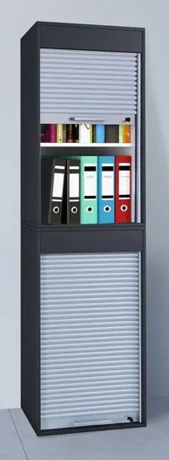 Kancelářská skříň Aktos XL, černá