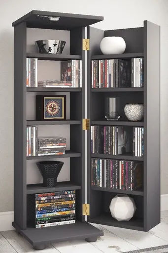 VCM police na CD/DVD „Engalo L“, antracitová