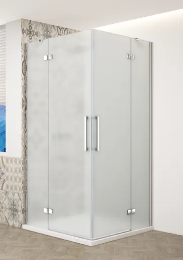 GELCO TRINITY CHROM obdélníkový kout 900x1000 rohový vstup, matné sklo, GT2290-10M-CH GT2290-10M-CH