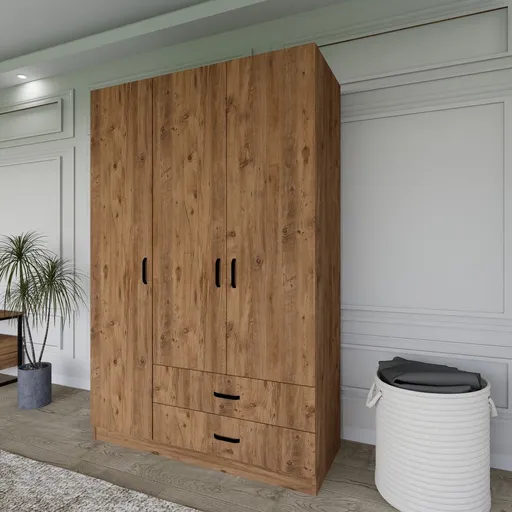 Šatní skříň Yaman 1600-027 - Walnut