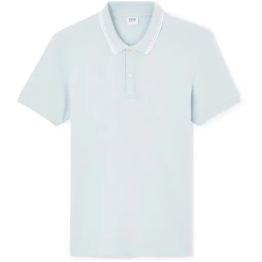 CELIO LEPRIME Pánské polotričko, světle modrá, velikost