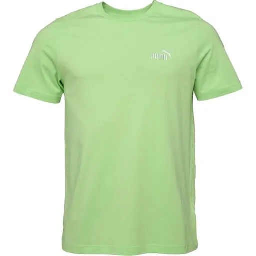 Puma ESSENTIALS SMALL NO.1 LOGO TEE Pánské triko, zelená, velikost