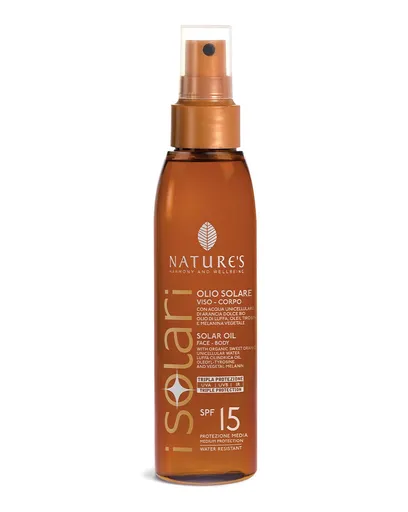 Nature´s i Solari Opalovací olej na obličej a tělo SPF15 150 ml