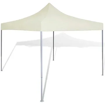 Krémový skládací party stan 3 x 3 m (41463)