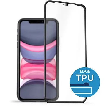 AlzaGuard 2.5D Glass with TPU Frame pro iPhone 11 / XR černé (AGD-TGTF002B)