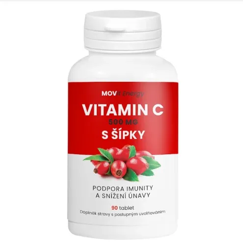 MOVit Energy Vitamin C 500 mg se šípky 90 tablet