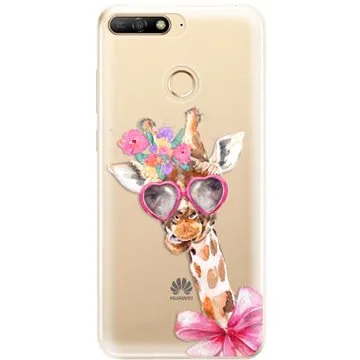 iSaprio Lady Giraffe pro Huawei Y6 Prime 2018 (ladgir-TPU2_Y6p2018)