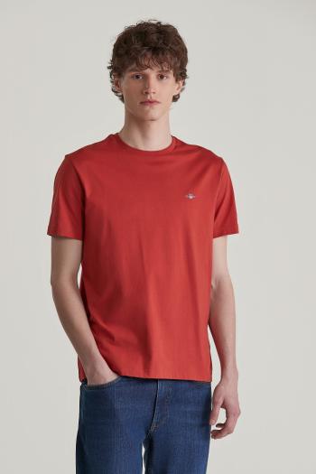 TRIČKO GANT REG SHIELD SS T-SHIRT IRON RED