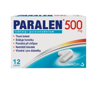 Paralen 500 mg 12 tablet