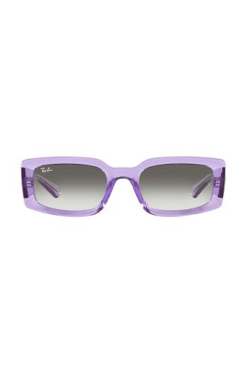 Sluneční brýle Ray-Ban KILIANE fialová barva, 0RB4395