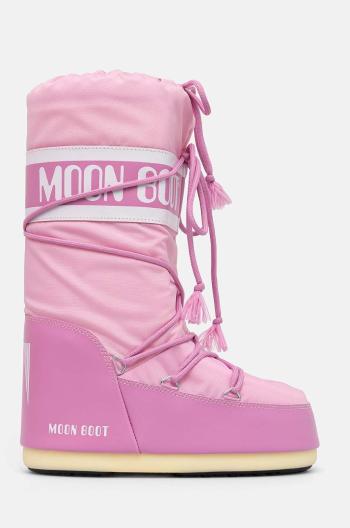 Sněhule Moon Boot MB ICON NYLON růžová barva, 80D1400440 J001