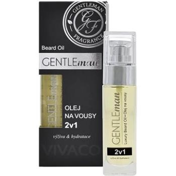 VIVACO Pečující olej na vousy 2 v 1 Gentleman 30 ml  (8595635211065)