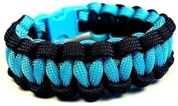 Cordell Paracord náramek Solomon Černá-Modrá M ( 18 - 19 cm )