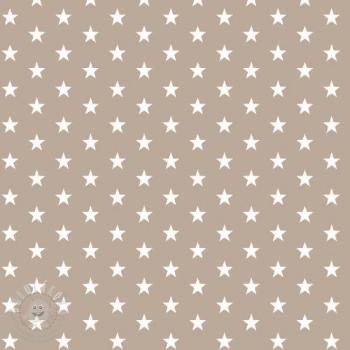 Pamutvászon Petit stars sand