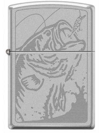 Zippo benzínový zapaľovač fishing design