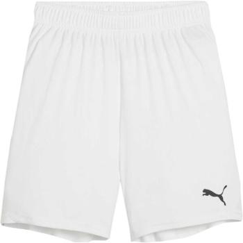 Puma TEAMGOAL SHORTS JR Dětské fotbalové šortky, bílá, velikost