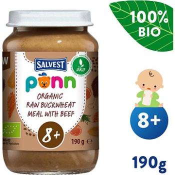 SALVEST Ponn BIO Hovězí maso s pohankou a zeleninou (190 g) (4740073076811)