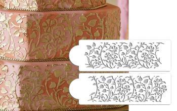 Stencil - Gilded Floral Set - Designer Stencils