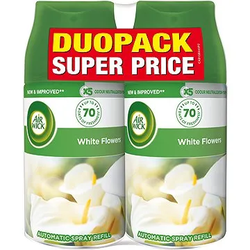 AIR WICK Freshmatic náplň DUO Bílé květy frézie 2 × 250 ml (5997321756462)
