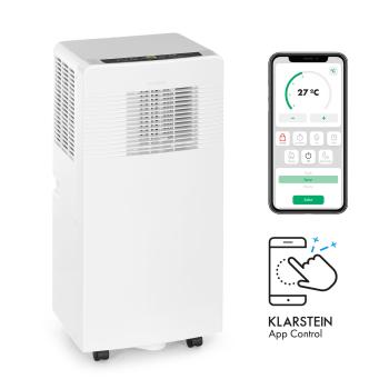 Klarstein Iceblock Ecosmart 7, mobilní klimatizace, 3 v 1, 7000 BTU, ovládání přes aplikaci, bílá