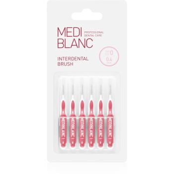 MEDIBLANC Interdental Pick-brush perie interdentara 0,4 mm Pink 6 buc