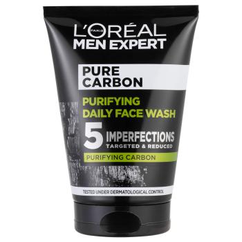 L´Oréal Paris Čisticí gel s aktivním uhlím Men Expert Pure Carbon (Purifying Daily Face Wash) 100 ml