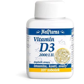 MedPharma Vitamin D3 2000 I.U., 107 tobolek (8594045475890)