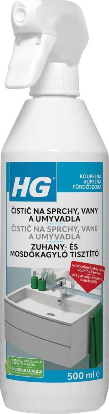 Čistič koupelen HG Sprej na sprchy, vany & umyvadla 500 ml