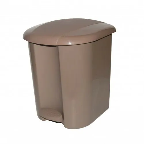 Pedálový odpadkový koš, 17 l, kávová