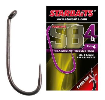 Starbaits háček sb 4 bez protihrotu-velikost 8