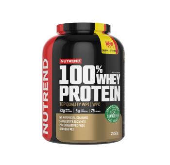 Nutrend 100% Whey Protein banán + jahoda 2250 g