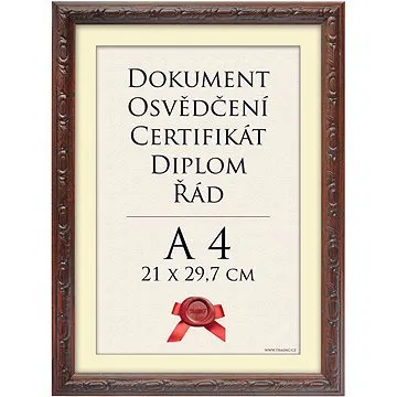 TRADAG Dekor hnědý 21 x 29,7 - A4 (0809_2130A)