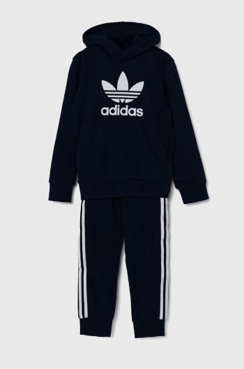 Dětská tepláková souprava adidas Originals HOODIE SET tmavomodrá barva, IY4788