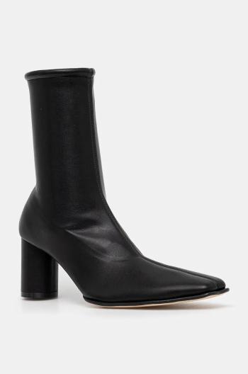 Nízké kozačky MM6 Maison Margiela dámské, černá barva, na podpatku, S66WU0120.P7973