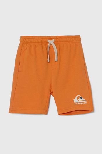 Dětské kraťasy Quiksilver EASY DAY oranžová barva, melanžové