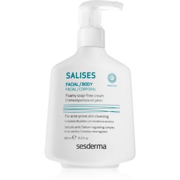 Sesderma Salises Foamy soap-free cream čisticí gel proti akné 300 ml