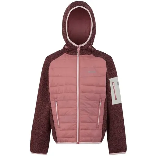 REGATTA OUTDOORS NEWHILL HYBRID JR Dětská bunda, vínová, velikost