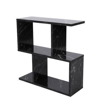 Masă de cafea Life Black Marble, negru