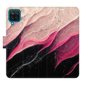 Flipové pouzdro iSaprio - BlackPink Marble - Samsung Galaxy A12