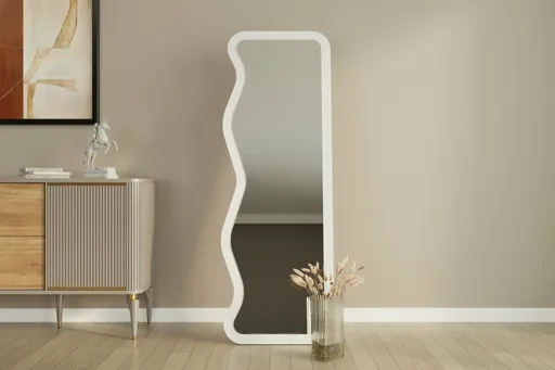 Zrcadlo Asel White 50 x 160 cm