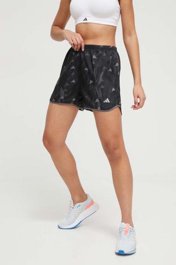 Běžecké šortky adidas Performance Run It černá barva, high waist, IL7221