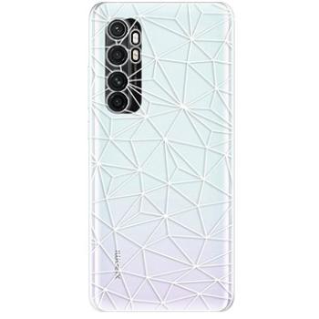 iSaprio Abstract Triangles 03 - white pro Xiaomi Mi Note 10 Lite (trian03w-TPU3_N10L)