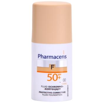 Pharmaceris F-Fluid Foundation ochranný krycí make-up SPF 50+ odstín 02 Sand  30 ml