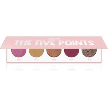 Miyo Eyeshadow The five points paletka očních stínů odstín 27 Purple heart 1 ks