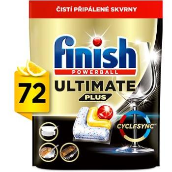 Finish Ultimate Plus All in 1 Lemon, 72 ks  (5999109582430)