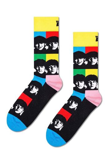 Ponožky Happy Socks Beatles All Together Now Sock černá barva, BEA01-0203