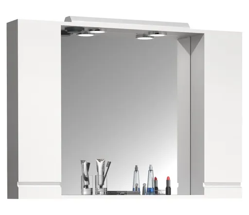 VCM Zrcadlová skříňka Silora XL 100 cm, bílá